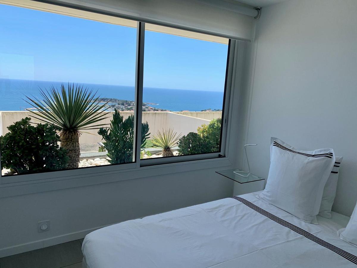 Design Apartment - Pool, Large Terrace And Panoramic Views Of Mediterranean Бандоль Экстерьер фото